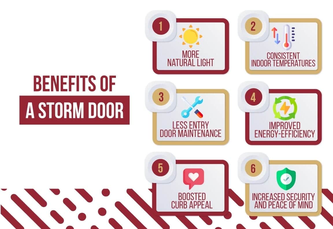 benefits of a storm door benefits of a storm door