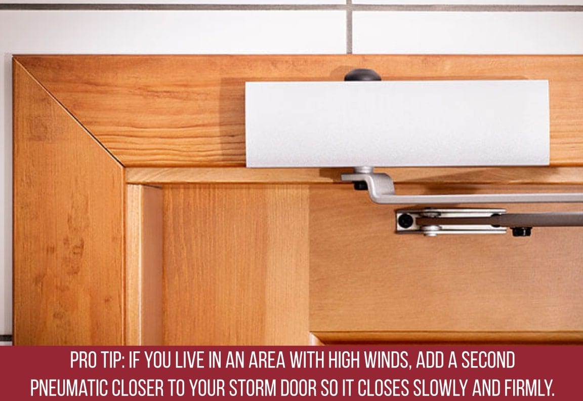 pneumatic closers help a storm door close in a controlled manner pneumatic closers help a storm door close in a controlled manner