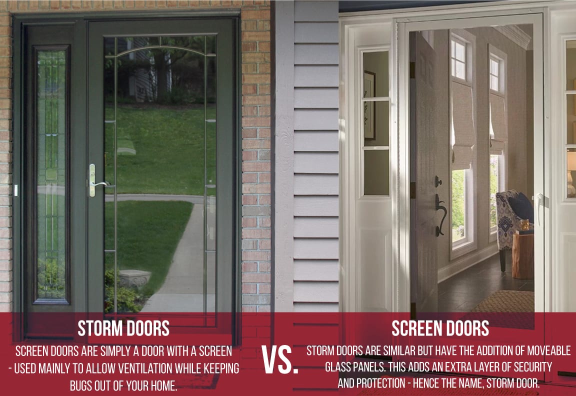 storm doors vs screen doors storm doors vs screen doors