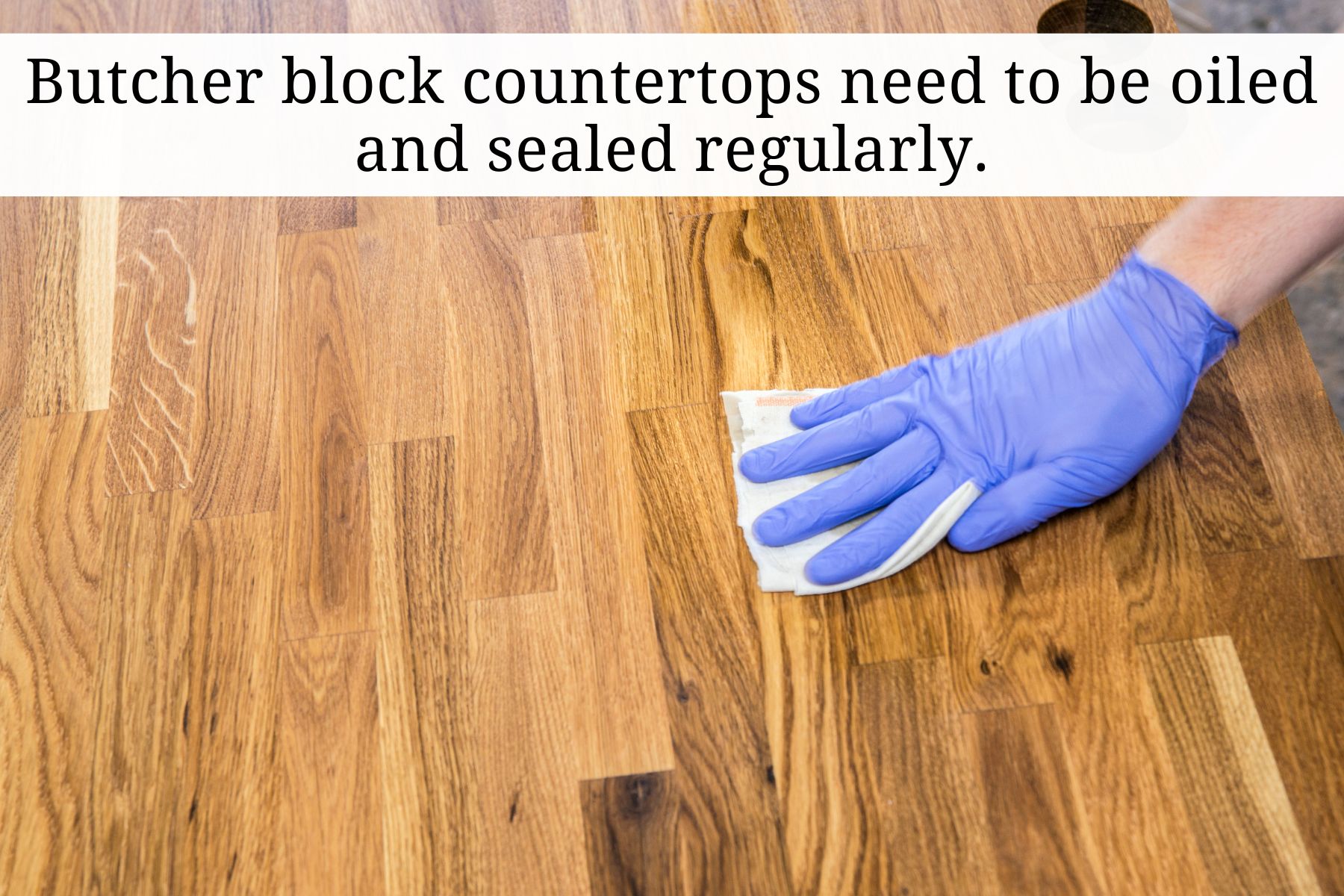 butcher block countertops need oil