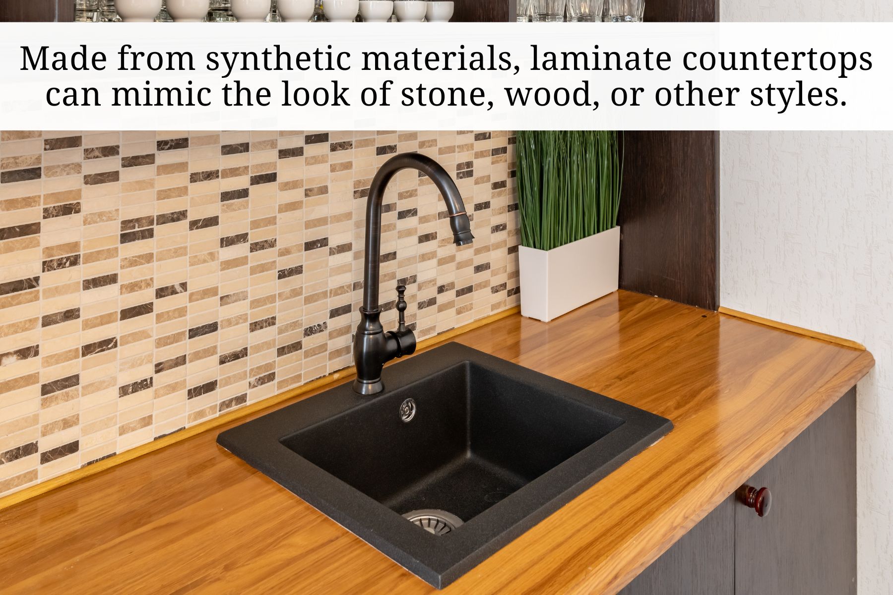 laminate countertops mimic all kinds of looks