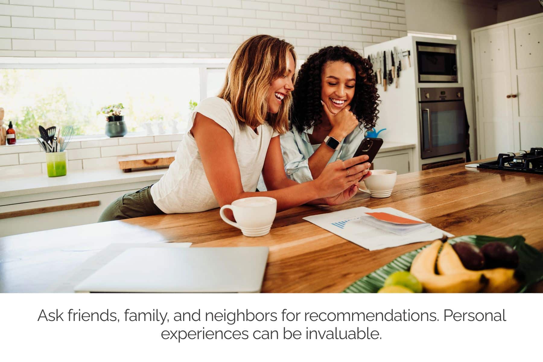 find the right pro by asking people for recommendations